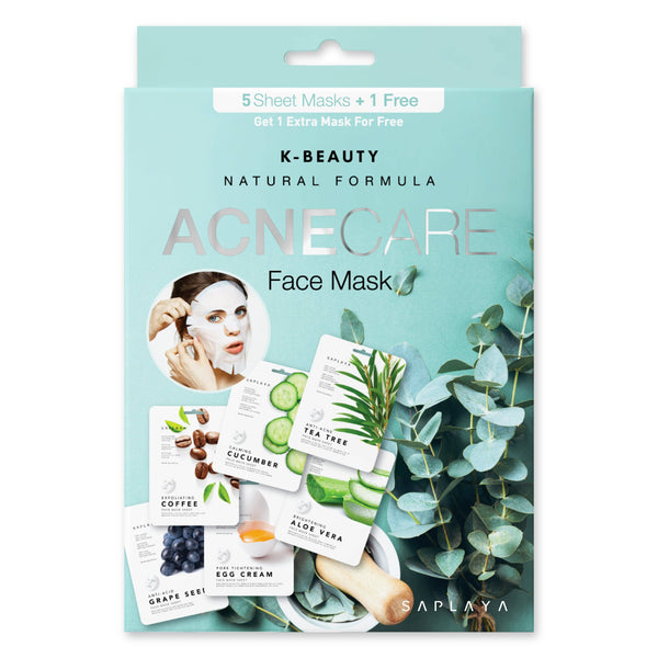 Saplaya - K Beauty Acne Care Face Mask Sheet 6 PK