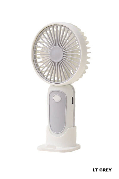 3 Speed Portable Hand Fan With Stand