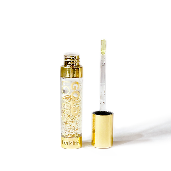 Hermine Gold Lovers Sparkling Clear Lip Gloss